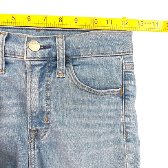 GAP Light Wash True Skinny High Rise Raw Hem Womens Size‎ 25R - Picture 6 of 8